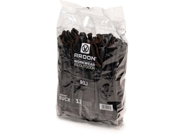 Máčené rukavice ARDON®BUCK BLACK černá