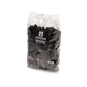 Máčené rukavice ARDON®BUCK BLACK černá