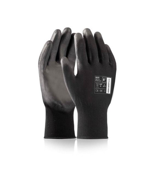 Máčené rukavice ARDONSAFETY/BUCK BLACK 07/S - ´ponožka´ | A9061/V1/07
