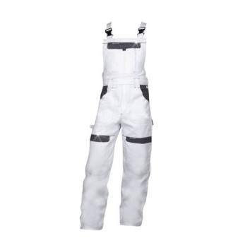Kalhoty s laclem ARDON®COOL TREND bílo-šedé prodloužené | H8816/