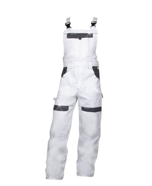 Kalhoty s laclem ARDON®COOL TREND bílo-šedé zkrácené | H8815/XL