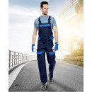 Kalhoty s laclem ARDON®COOL TREND tmavě modré-světle modré | H8420/40