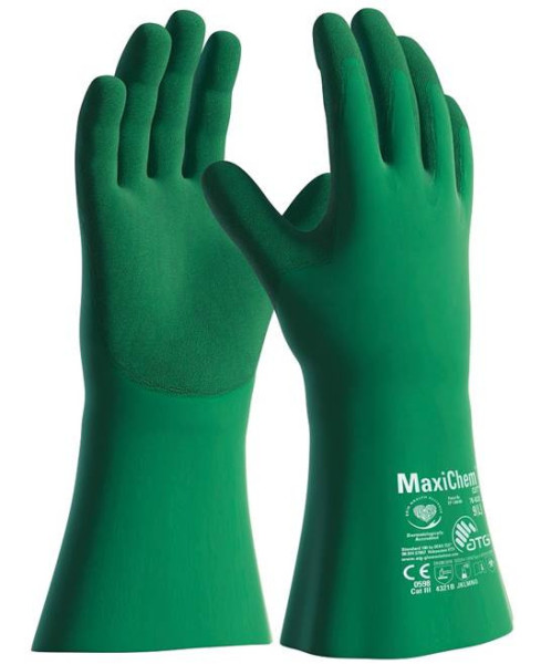 ATG® chemické rukavice MaxiChem® Cut™ 76-833 08/M - TRItech™ | A3129/08