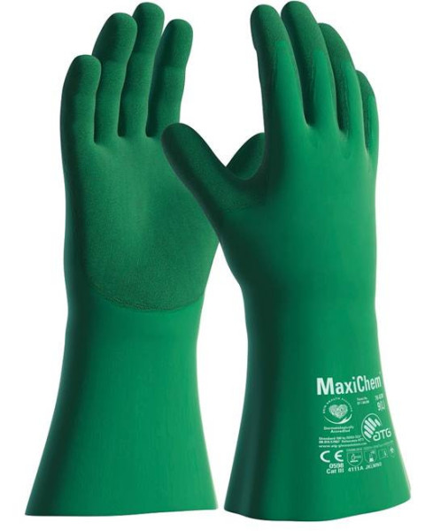 ATG® chemické rukavice MaxiChem® 76-830 08/M - TRItech™ | A3128/08