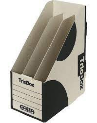 Box magazín A4 Trio 300x220x130mm EMBA černý