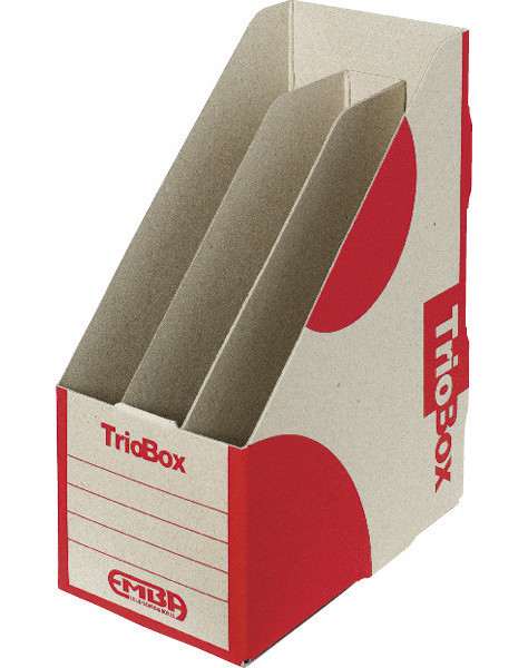 Box magazín A4 Trio 300x220x130mm EMBA červený