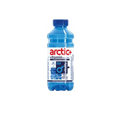 Voda Arctic+ Vitamin water man limetka-citron 0,6L / prodej po balení