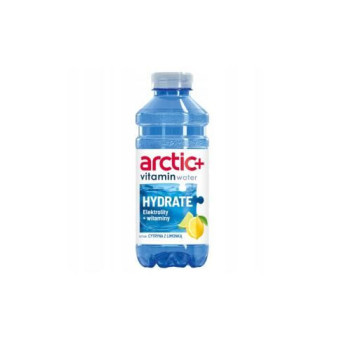 Voda Arctic+ Vitamin water Hydrate citron-limeta 0,6L / prodej po balení
