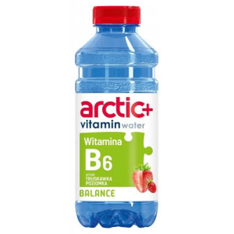 Voda Arctic+ Vitamin water Balance jahoda 0,6L / prodej po balení