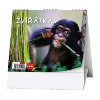 Kalendář stolní týdenní Ideál Zvířátka celého světa BSJ6
