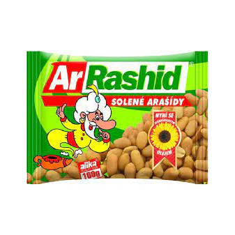 Arašídy pražené solené Ar.Rašíd 100g / prodej po balení
