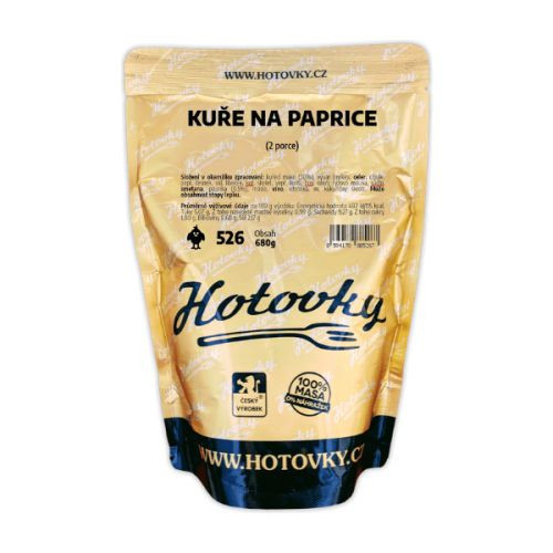 Kuře na paprice 2porce