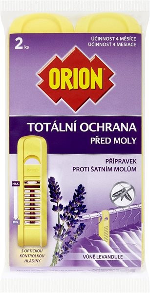 Kolíčky proti molům Orion levandule 2ks