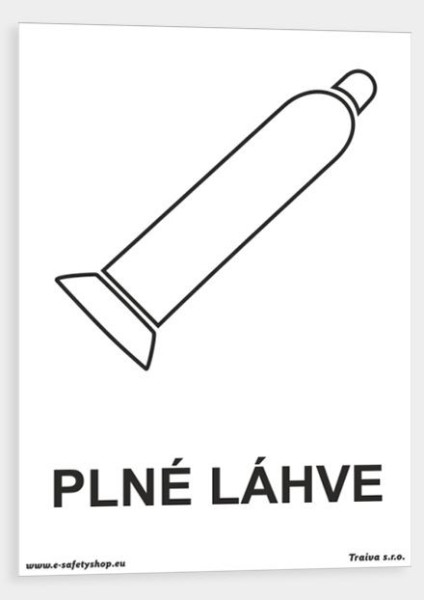 Plné láhve Plast 148 x 210 mm (A5) tl. 0.5 mm