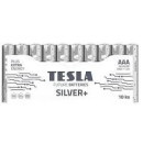 Baterie Tesla SILVER+ Alkalické AAA (LR03, mikrotužkové, shrink) 10ks