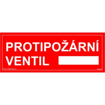 Protipožární ventil Plast 210 x 80 mm tl. 0.5 mm