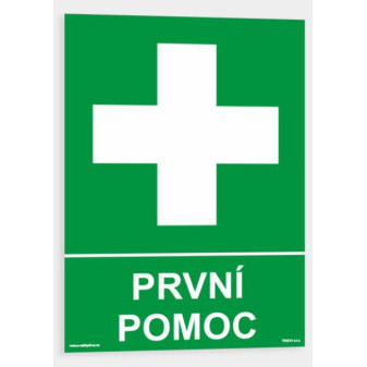 První pomoc Plast 148 x 210 mm (A5) tl. 0.5 mm