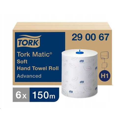 Ručníky pap. v roli Tork Matic Advanced H1 bílé 2vrs. 6rolí / prodej po balení