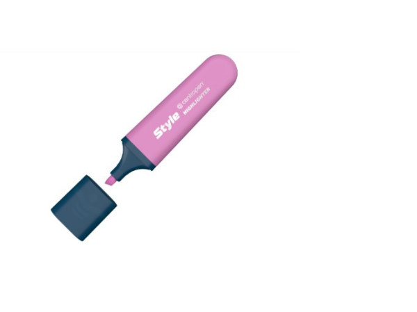 Zvýrazňovač Centropen highlighter style 6252 pastelový fialový klínový hrot 1-4,6mm