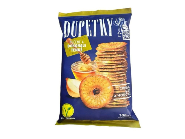 Dupetky hořčice, med, cibule 160g / prodej po balení