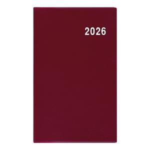 Diář měsíční Marika PVC bordo BMM1-3