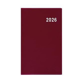 Diář měsíční Marika PVC bordo BMM1-3