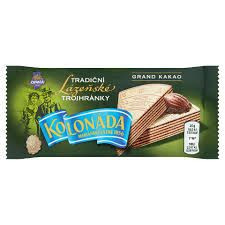 Oplatky Kolonáda trojhránky kakaové Opavia 50g / prodej po balení