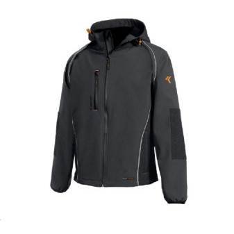 Bunda Clever Extreme softshell šedá XXL