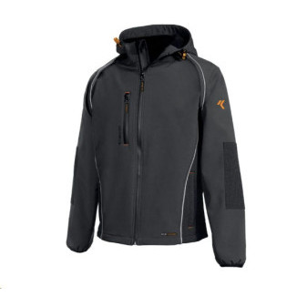 Bunda Clever Extreme softshell šedá M