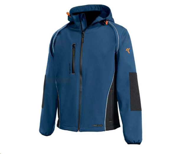 Bunda Clever Extreme softshell modrá S