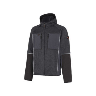 Bunda Silky Extreme softshell šedá M