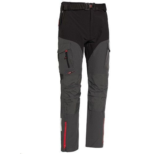 Kalhoty ISSA Wise softshell šedá-černá XL