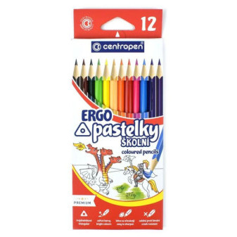 Pastelky Centropen 9521 trojhranné 12ks