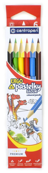 Pastelky Centropen 9521 trojhranné 6ks