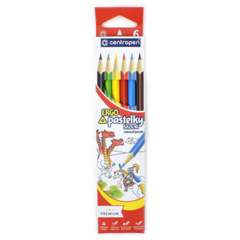 Pastelky Centropen 9521 trojhranné 6ks