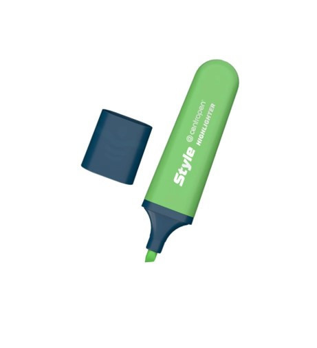 Zvýrazňovač Centropen highlighter style 6252 pastelový zelený klínový hrot 1-4,6mm