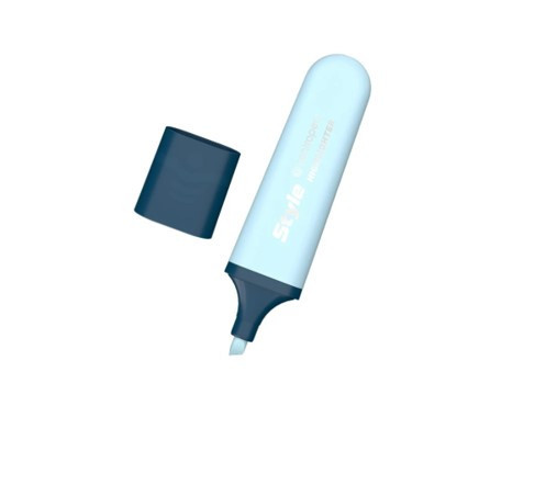 Zvýrazňovač Centropen highlighter style 6252 pastelový modrý klínový hrot 1-4,6mm