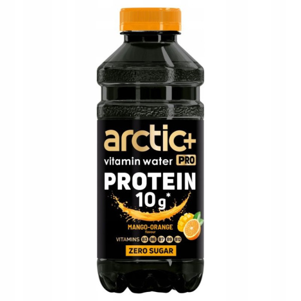 Voda Arctic+ vitamin Pro protein mango pomeranč 0,6L / prodej po balení