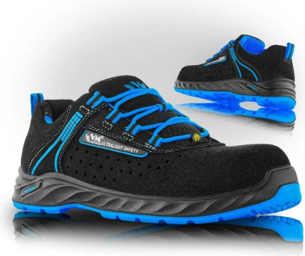 Polobotka bezpečnostní Carolina S1P černo-modrá vel. 44