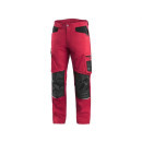 Kalhoty CXS SOLIS FLEX, pánské, červeno-černé, vel. 52 | 1020-130-260-52