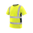 Tričko CXS EXETER, výstražné, pánské, žluto-modré, vel. 4XL | 1113-020-155-98