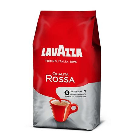 Káva Lavazza Qualita Rossa zrno 1kg   DOPRODEJ