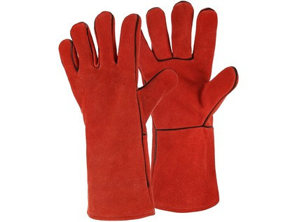 Rukavice CXS PATON RED svářecí červené vel. 9 | 3610-055-250-09 DOPRODEJ