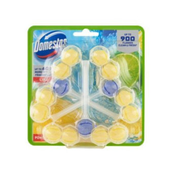 WC blok závěs Domestos Power lime 3x50g   DOPRODEJ