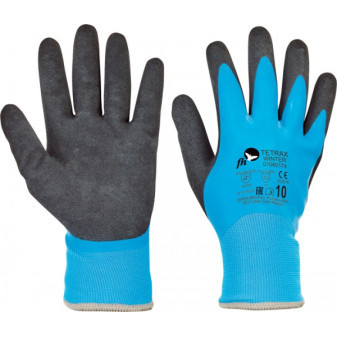 TETRAX WINTER FH rukavice modrá/černá