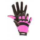 ROCKY rukavice kombinované růžová 8 | 0101012725080