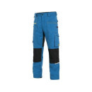 Kalhoty CXS STRETCH, 170-176cm, pánská, středně modrá-černá, vel. 64 | 1020-034-440-64