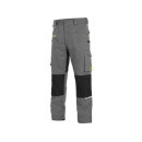 Kalhoty CXS STRETCH, pánské, šedo-černé, vel. 64 | 1020-027-710-64