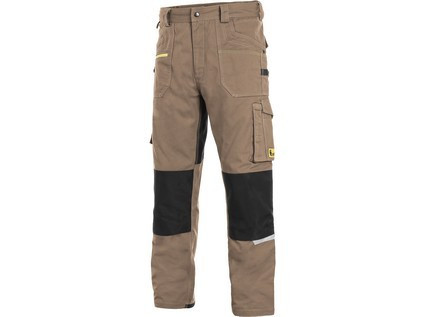 Kalhoty CXS STRETCH, pánské, béžovo-černé, vel. 64