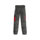 Kalhoty CXS PHOENIX CEFEUS, šedo-červená, vel.60 | 1020-016-705-60